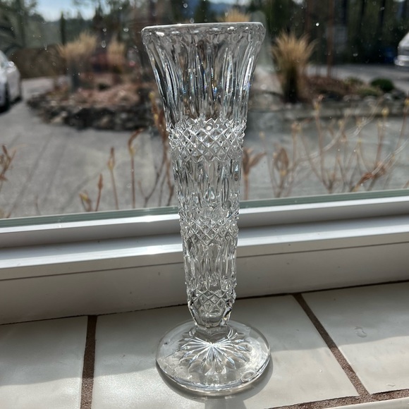 Vintage Crystal Vase, Cut Glass - Picture 3 of 7